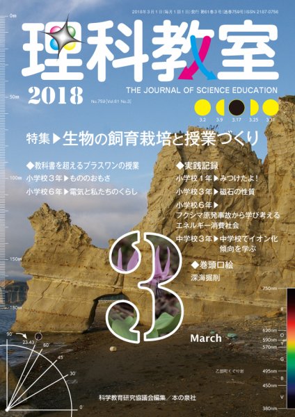 理科教室 2018年3月号 (発売日2018年02月16日) 表紙