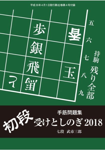 将棋世界 付録 2018年4月号 (発売日2018年03月05日) 表紙