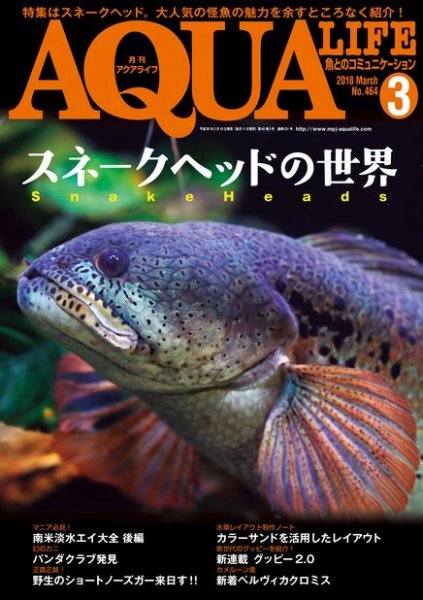 アクアライフ 3月号 (発売日2018年02月10日) 表紙
