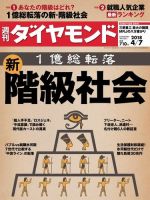 週刊ダイヤモンド（Diamond WEEKLY） 2018年4/7号 (発売日2018年04月02日) 表紙