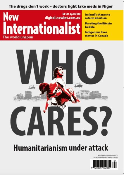 New Internationalist（ニューインターナショナリスト）英語版 no. 511 (発売日2018年04月10日) 表紙