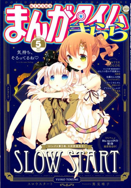 まんがタイムきらら 2018年5月号 (発売日2018年04月09日) 表紙