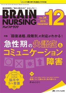 BRAIN NURSING（ブレインナーシング） 2018年12月号 (発売日2018年11月22日) 表紙