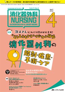 消化器ナーシング 2018年4月号 (発売日2018年03月17日) 表紙