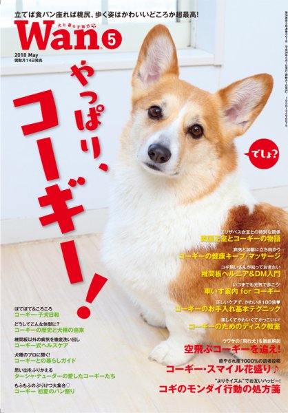 wan（わん） 2018年5月号 (発売日2018年04月13日) 表紙
