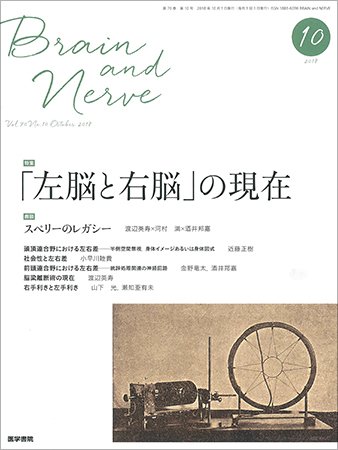 BRAIN and NERVE（ブレインアンドナーブ） Vol.70 No.10 (発売日2018年10月01日) 表紙