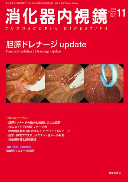 消化器内視鏡 18年11月号 (発売日2018年11月25日) 表紙