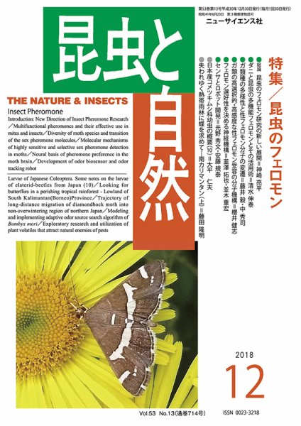 昆虫と自然 2018年12月号 (発売日2018年11月22日) 表紙
