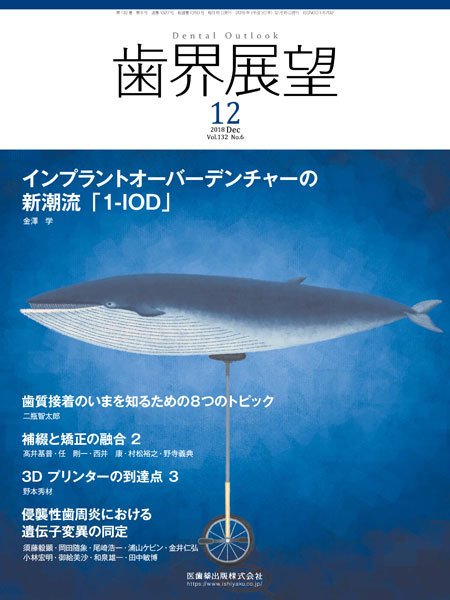 歯界展望 Vol.132 No.6 (発売日2018年11月28日) 表紙