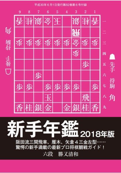 将棋世界 付録 2018年6月号 (発売日2018年05月05日) 表紙
