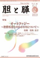 胆と膵 Vol.39 No.2 表紙