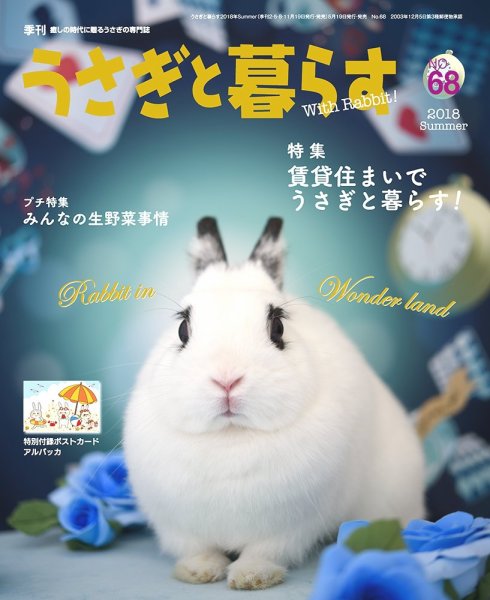 うさぎと暮らす 2018年7月号 (発売日2018年05月19日) 表紙