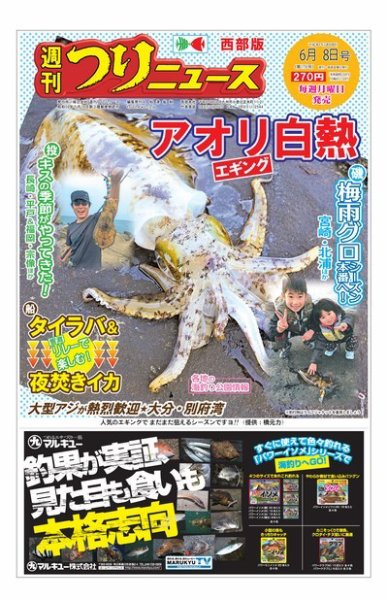 週刊つりニュース　西部版 2018年6月8日号 (発売日2018年06月04日) 表紙