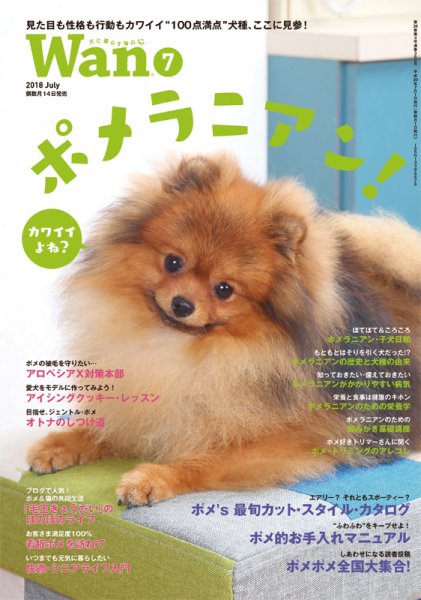 wan（わん） 2018年7月号 (発売日2018年06月14日) 表紙