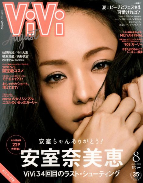 ViVi(ヴィヴィ） 2018年8月号 (発売日2018年06月23日) 表紙