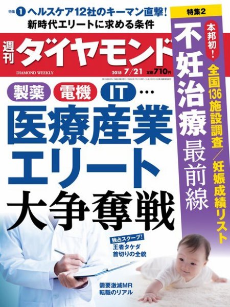 週刊ダイヤモンド（Diamond WEEKLY） 2018年7/21号 (発売日2018年07月17日) 表紙