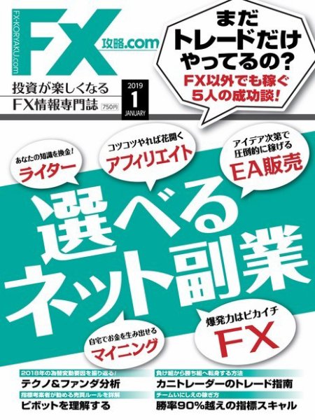 FX攻略.com 2019年1月号 (発売日2018年11月21日) 表紙