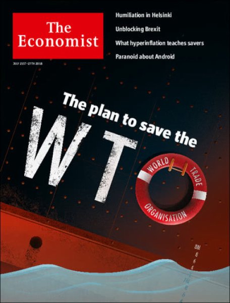 英国The Economist（エコノミスト） 2018年07月21日発売号 表紙