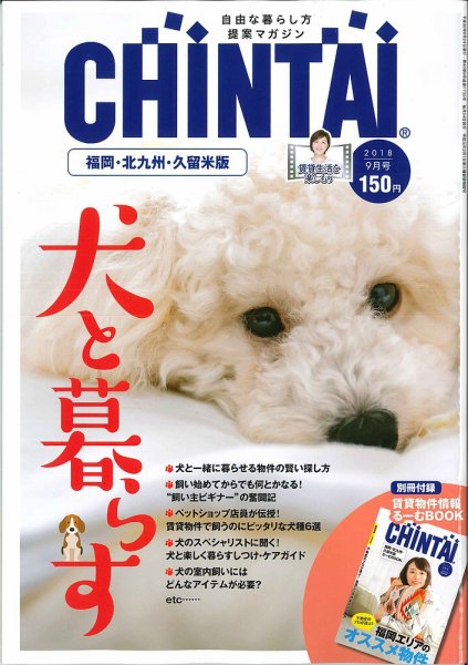 CHINTAI福岡・北九州・久留米版 2018年9月号 (発売日2018年07月24日) 表紙