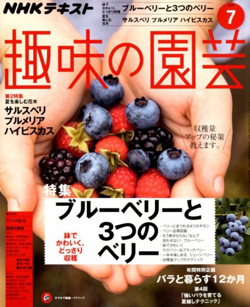 NHK 趣味の園芸 2018年7月号 (発売日2018年06月21日) 表紙