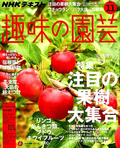 Nhk 趣味の園芸 18年11月号 発売日18年10月21日 雑誌 定期購読の予約はfujisan