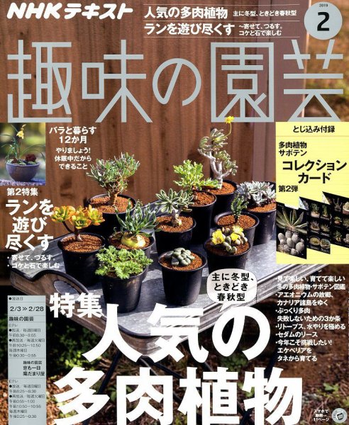 NHK 趣味の園芸 2019年2月号 (発売日2019年01月21日) | 雑誌/定期購読