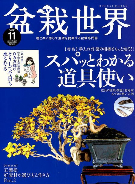 盆栽世界 2018年11月号 (発売日2018年10月04日) 表紙