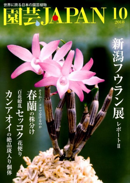 園芸Japan 2018年10月号 (発売日2018年09月12日) 表紙