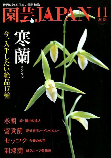 園芸Japan 2018年11月号 (発売日2018年10月12日) 表紙