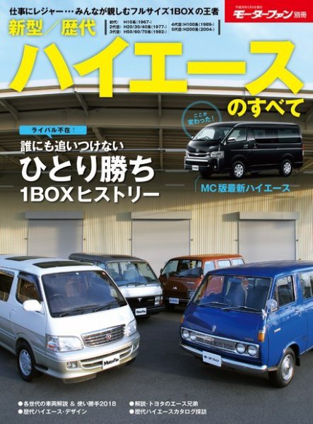 ニューモデル速報 歴代シリーズ 新型／歴代ハイエースのすべて (発売日