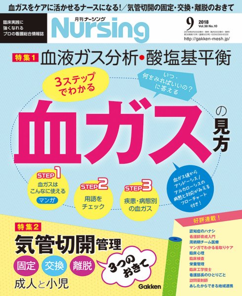 ナーシング Vol.38 No.10 (発売日2018年08月20日) 表紙