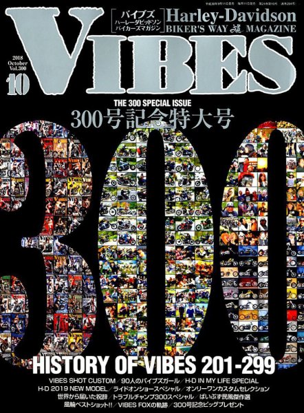 VIBES（バイブズ） 2018年10月号 (発売日2018年09月11日) 表紙