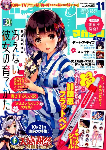 DRAGON MAGAZINE (ドラゴンマガジン) 2018年11月号 (発売日2018年09月20日) 表紙