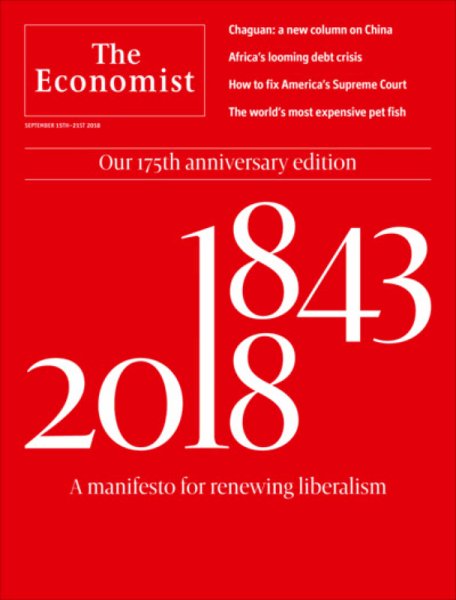 英国The Economist（エコノミスト） 2018年09月15日発売号 表紙
