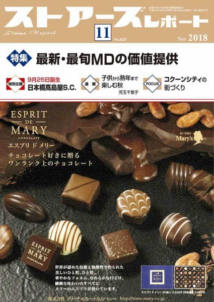 月刊ストアーズレポート 2018年11月号 (発売日2018年10月28日) 表紙