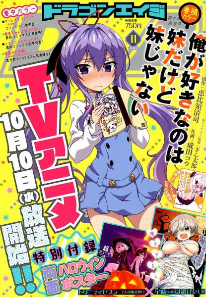 月刊ドラゴンエイジ 2018年11月号 (発売日2018年10月09日) 表紙