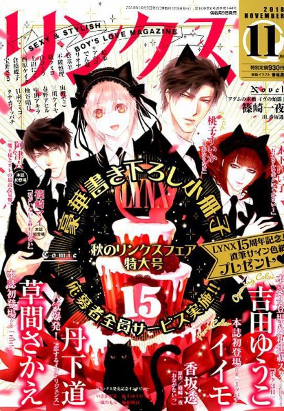 リンクス 2018年11月号 (発売日2018年10月09日) 表紙