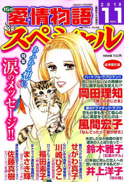 15の愛情物語スペシャル 2018年11月号 (発売日2018年10月06日) 表紙