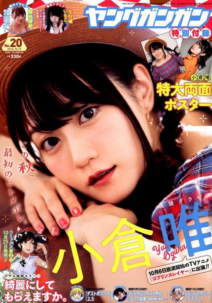YOUNG GANGAN (ヤング・ガンガン) 2018年10/19号 (発売日2018年10月05日) 表紙