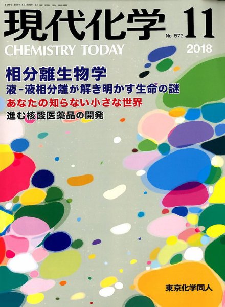 現代化学 2018年11月号 (発売日2018年10月18日) 表紙