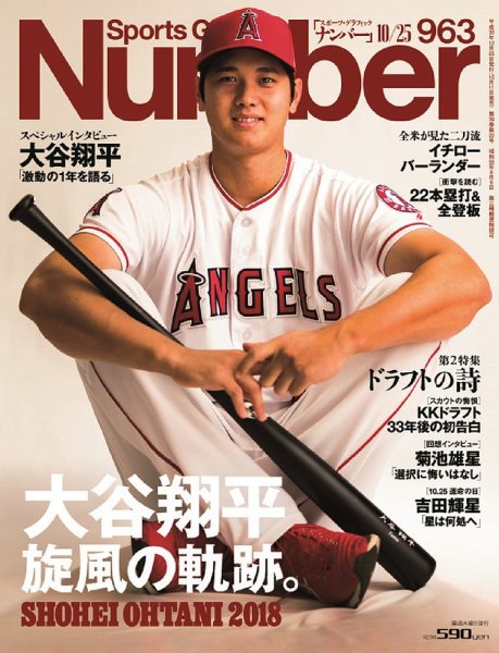 ナンバー(Sports Graphic Number) 2018/10/25号(963号) (発売日2018年10月11日) 表紙