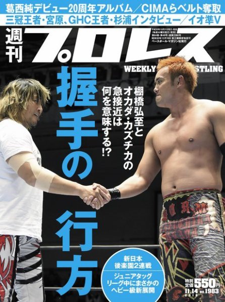 週刊プロレス 2018年11/14号 (発売日2018年10月31日) 表紙