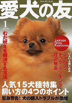 愛犬の友 1月号 (発売日2007年12月25日) 表紙