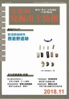文化財発掘出土情報 450号 (発売日2018年11月01日) 表紙