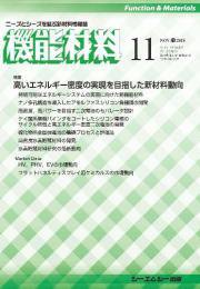 機能材料 2018年11月号 (発売日2018年11月05日) 表紙