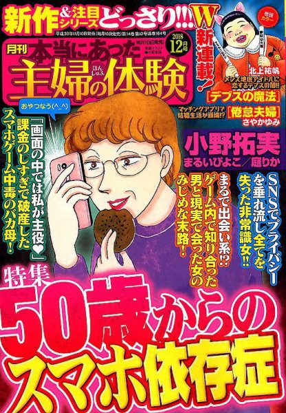 本当にあった主婦の体験 2018年12月号 (発売日2018年11月10日) 表紙