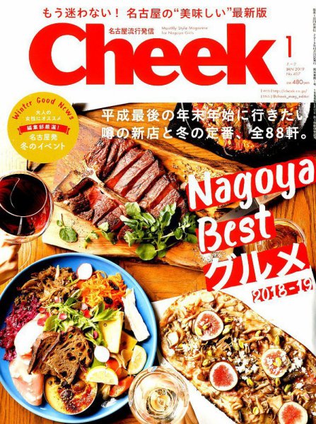 CHEEK（チーク） 2019年1月号 (発売日2018年11月22日) 表紙
