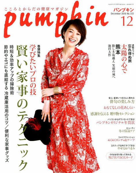 Pumpkin（パンプキン） 2018年12月号 (発売日2018年11月20日) 表紙