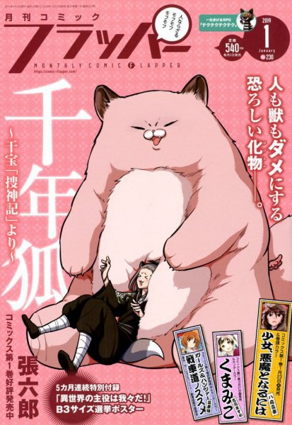コミックフラッパー 2019年1月号 (発売日2018年12月05日) 表紙