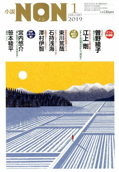 小説NON 2019年1月号 (発売日2018年12月22日) 表紙